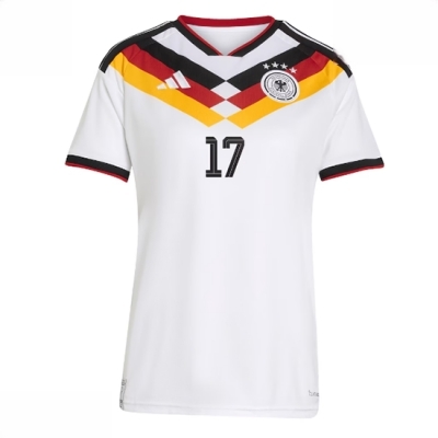 Tyskland Hjemmedrakt VM 2026 Dame Florian Wirtz #17 Kortermet Fotballdrakt - Bilde 2