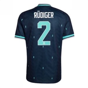 Tyskland bortedrakt VM 2026 herre Antonio Rudiger #2 kortermet fotballdrakt