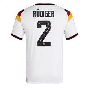 Tyskland hjemmedrakt VM 2026 herre Antonio Rudiger #2 kortermet fotballdrakt