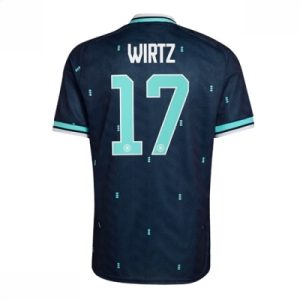 Tyskland bortedrakt VM 2026 herre Florian Wirtz #17 kortermet fotballdrakt