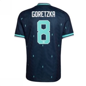 Tyskland bortedrakt VM 2026 herre Leon Goretzka #8 kortermet fotballdrakt