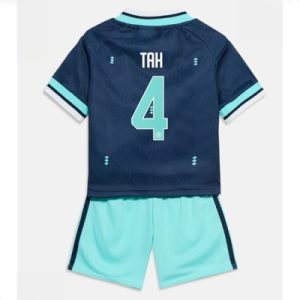 Tyskland VM 2026 Bortedraktsett Barn Jonathan Tah #4 Kortermet Fotballdrakt