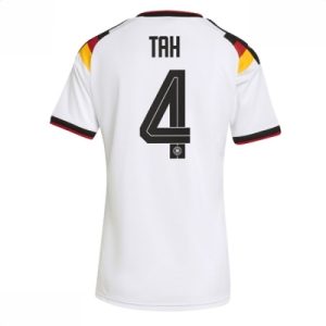 Tyskland Hjemmedrakt VM 2026 Dame Jonathan Tah #4 Kortermet Fotballdrakt