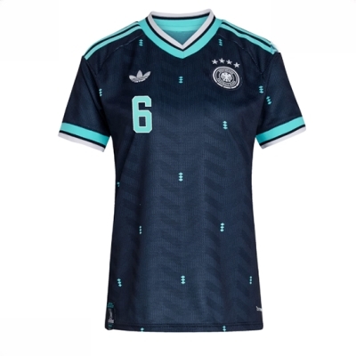 Tyskland Bortedrakt VM 2026 Dame Joshua Kimmich #6 Kortermet Fotballdrakt - Bilde 2