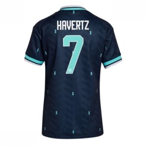 Tyskland Bortedrakt VM 2026 Dame Kai Havertz #7 Kortermet Fotballdrakt