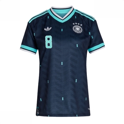 Tyskland Bortedrakt VM 2026 Dame Leon Goretzka #8 Kortermet Fotballdrakt - Bilde 2