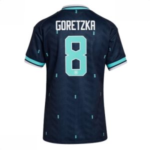 Tyskland Bortedrakt VM 2026 Dame Leon Goretzka #8 Kortermet Fotballdrakt