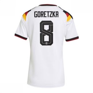 Tyskland Hjemmedrakt VM 2026 Dame Leon Goretzka #8 Kortermet Fotballdrakt