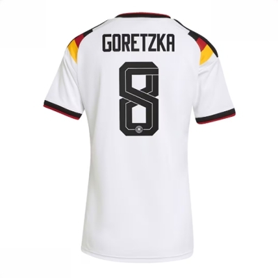 Tyskland Hjemmedrakt VM 2026 Dame Leon Goretzka #8 Kortermet Fotballdrakt