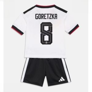 Tyskland VM 2026 Hjemmedraktsett Barn Leon Goretzka #8 Kortermet Fotballdrakt