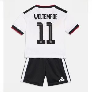Tyskland VM 2026 Hjemmedraktsett Barn Nick Woltemade #11 Kortermet Fotballdrakt
