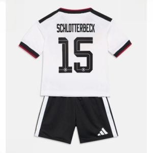 Tyskland VM 2026 Hjemmedraktsett Barn Nico Schlotterbeck #15 Kortermet Fotballdrakt