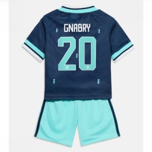 Tyskland VM 2026 Bortedraktsett Barn Serge Gnabry #20 Kortermet Fotballdrakt
