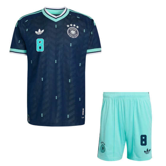 Tyskland VM 2026 Bortedrakt Barn Leon Goretzka 8 Fotballdrakt Sett