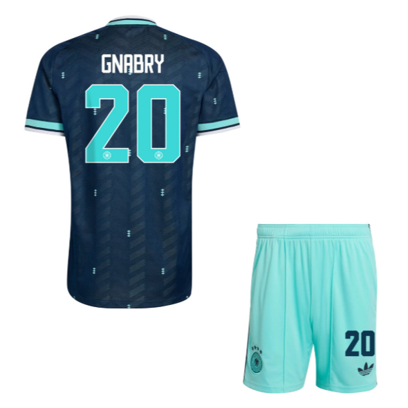 Tyskland VM 2026 Bortedrakt Barn Serge Gnabry 20 Fotballdrakt Sett