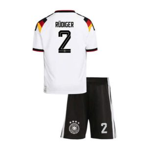 Tyskland VM 2026 Hjemmedrakt Barn Antonio Rudiger 2 Fotballdrakt Sett