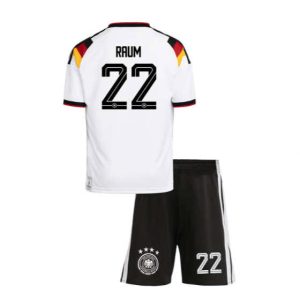 Tyskland VM 2026 Hjemmedrakt Barn David Raum 22 Fotballdrakt Sett