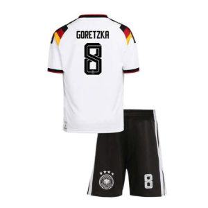 Tyskland VM 2026 Hjemmedrakt Barn Leon Goretzka 8 Fotballdrakt Sett