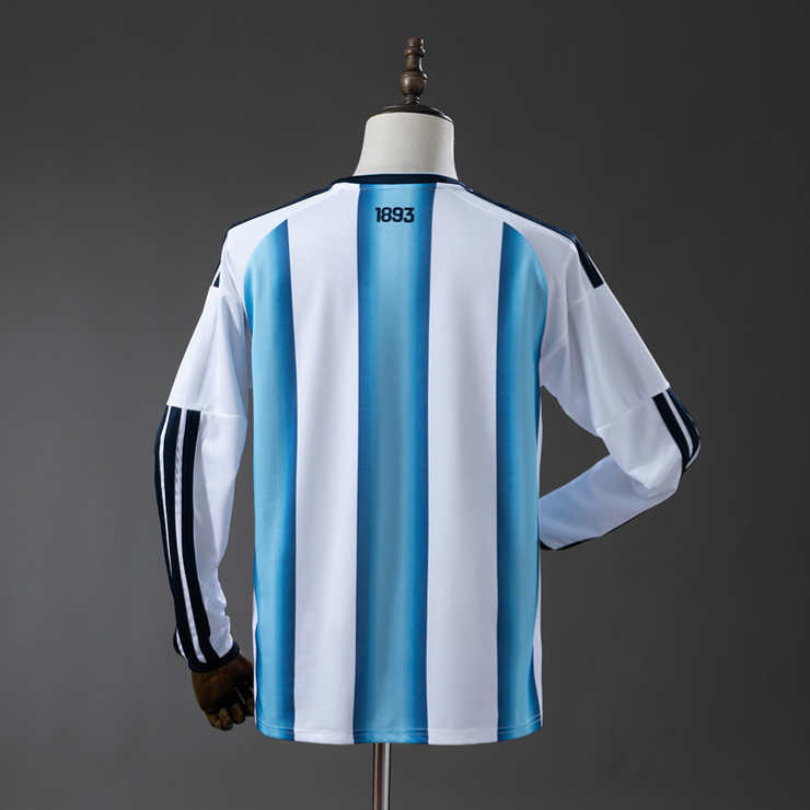 Argentina Landslag VM 2026 Hjemmedrakt Langermet Fotballdrakt Herre