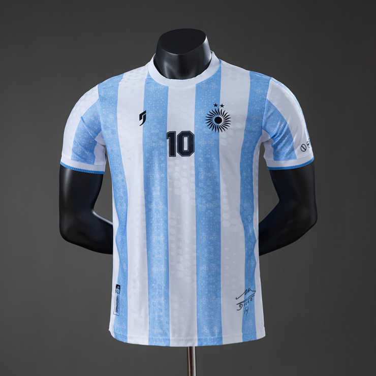 Argentina Maradona 10 spesialutgave spillerdrakt fotballdrakt herre