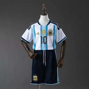 Argentina VM 2026 Hjemmedrakt Barn Lionel Messi 10 Fotballdrakt Sett