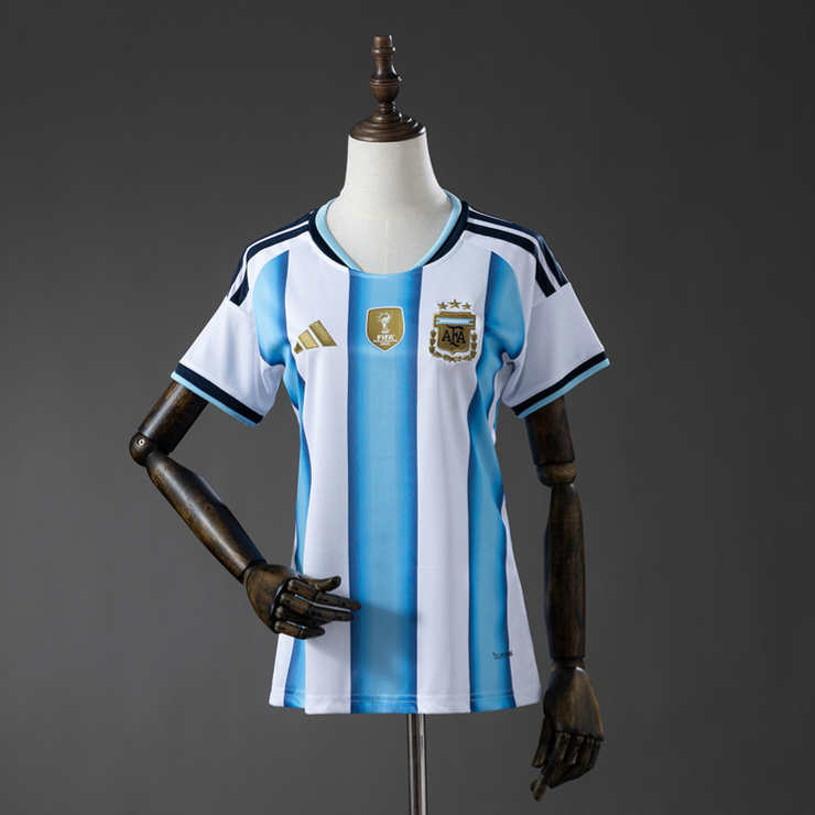 Argentina VM 2026 Hjemmedrakt Dame Kortermet Fotballdrakt
