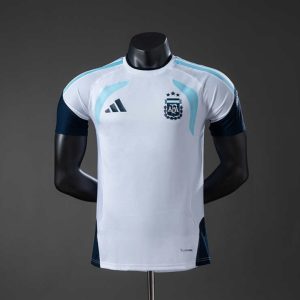 Argentina VM 2026 Treningsdrakt Hvit spillerutgave fotballdrakt Herre