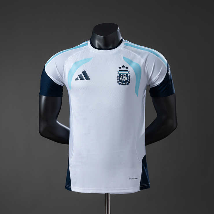 Argentina VM 2026 Treningsdrakt Hvit spillerutgave fotballdrakt Herre