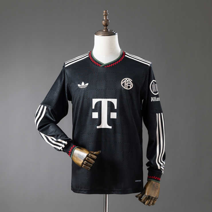 Bayern München Bortedrakt 2025/26 Langermet Herre Fotballdrakt