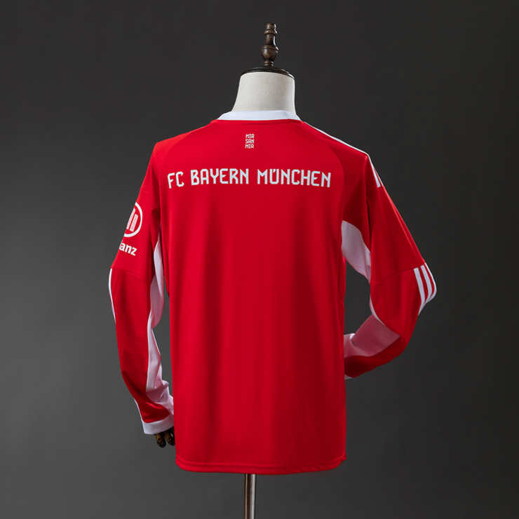 Bayern München Hjemmedrakt 2025/26 Langermet Herre Fotballdrakt