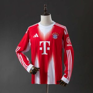 Bayern München Hjemmedrakt 2025/26 Langermet Herre Fotballdrakt