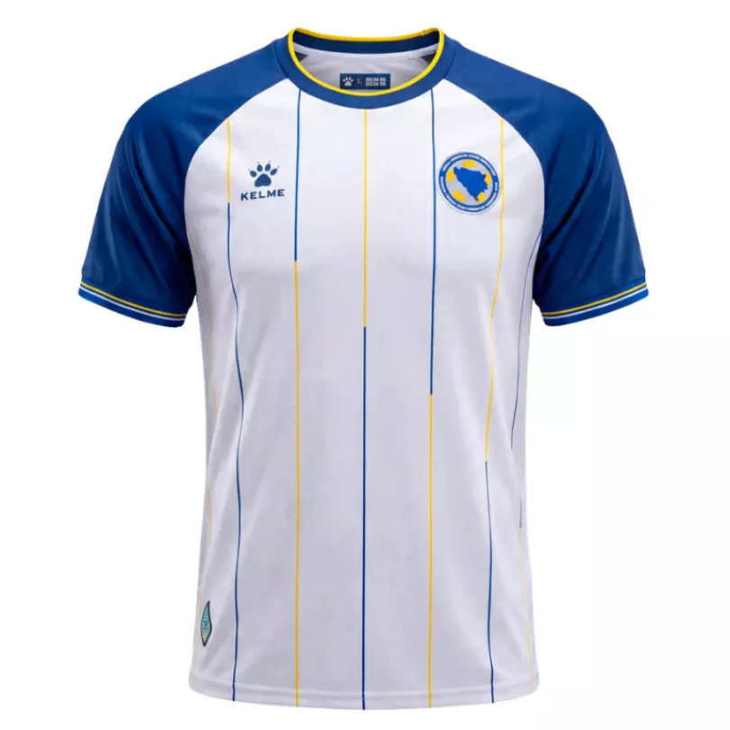 Bosnia-Hercegovina Fotballandslag VM 2026 Bortedrakt Player Version Herre Kortermet Fotballdrakt