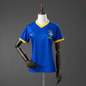 Brasil Fotballandslag VM 2026 Dame Spesialutgave Blå Fotballdrakt
