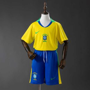 Brasil Hjemmedrakt 2025/26 Barn Fotballdraktsett