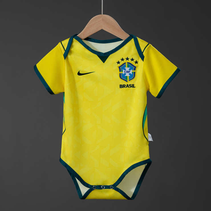 Brasil VM 2026 Hjemmedrakt Baby Fotballdrakt