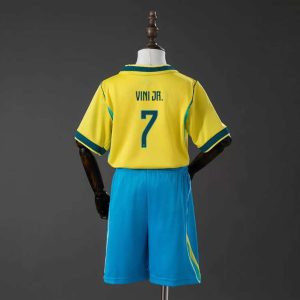 Brasil VM 2026 Hjemmedrakt Barn Vinícius Júnior 7 Fotballdrakt Sett