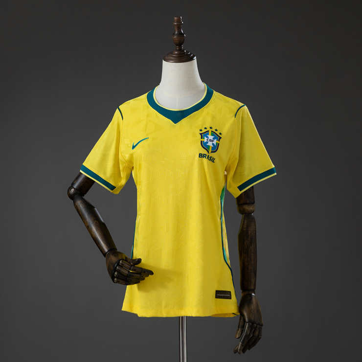 Brasil VM 2026 Hjemmedrakt Dame Kortermet Fotballdrakt