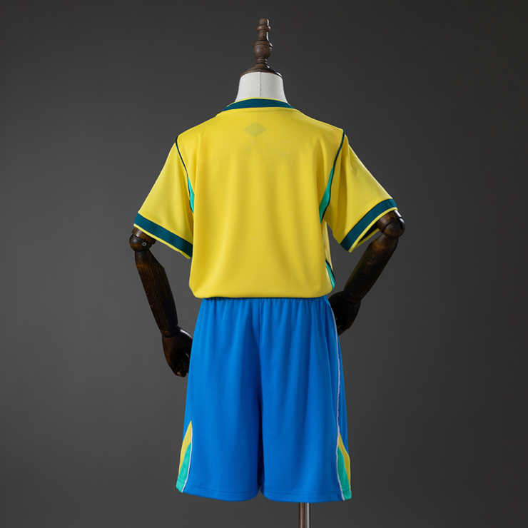 Brasil VM 2026 Hjemmedrakt Fotballdraktsett Barn Kortermet
