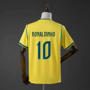 Brasil VM 2026 Hjemmedrakt Ronaldinho 10 Fotballdrakt Herre