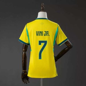 Brasil VM 2026 Hjemmedrakt Vinícius Júnior 7 Fotballdrakt Dame