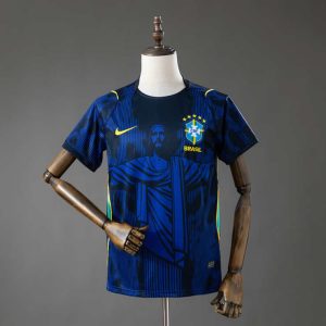 Brasil VM 2026 Jesus Edition Mørkeblå Herre Fotballdrakt