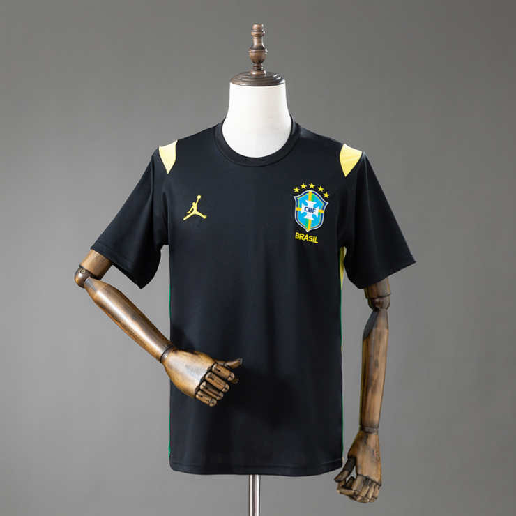 Brasil VM 2026 Jordan Brand Drill Top Svart Herre Fotballtrøye