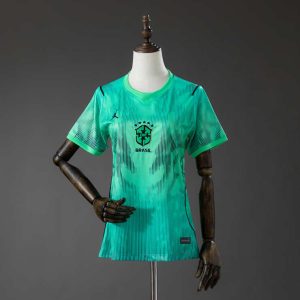Brasil VM 2026 Keeperdrakt Grønn Dame Fotballdrakt