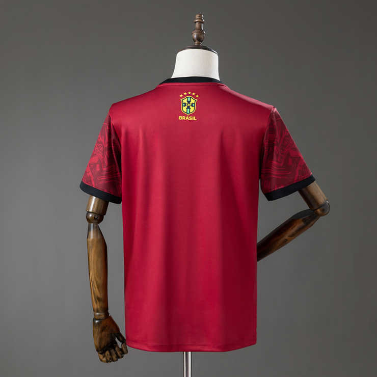 Brasil VM 2026 Konsept Jersey Brun Herre Fotballdrakt