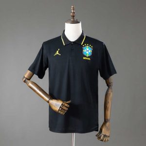Brasil VM 2026 Polo Svart Herre Fotballdrakt