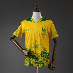 Brasil VM 2026 Spesialutgave Gul Herre Fotballdrakt