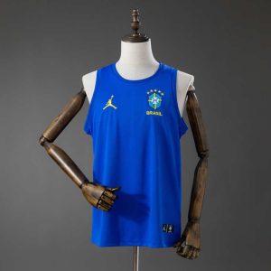 Brasil VM 2026 Treningsvest Blå Herre Fotballtreningsvest