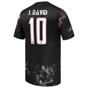 Canada Bortedrakt VM 2026 Herre Jonathan David 10 Kortermet Fotballdrakt