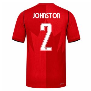 Canada Hjemmedrakt VM 2026 Herre Alistair Johnston 2 Kortermet Fotballdrakt