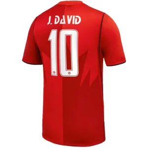 Canada Hjemmedrakt VM 2026 Herre Jonathan David 10 Kortermet Fotballdrakt
